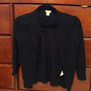 J. Crew Clare Cardigan XS Navy